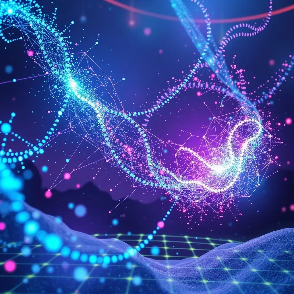 Abstract representation of the complex and elusive nature of digital ownership in the age of bits and bytes.