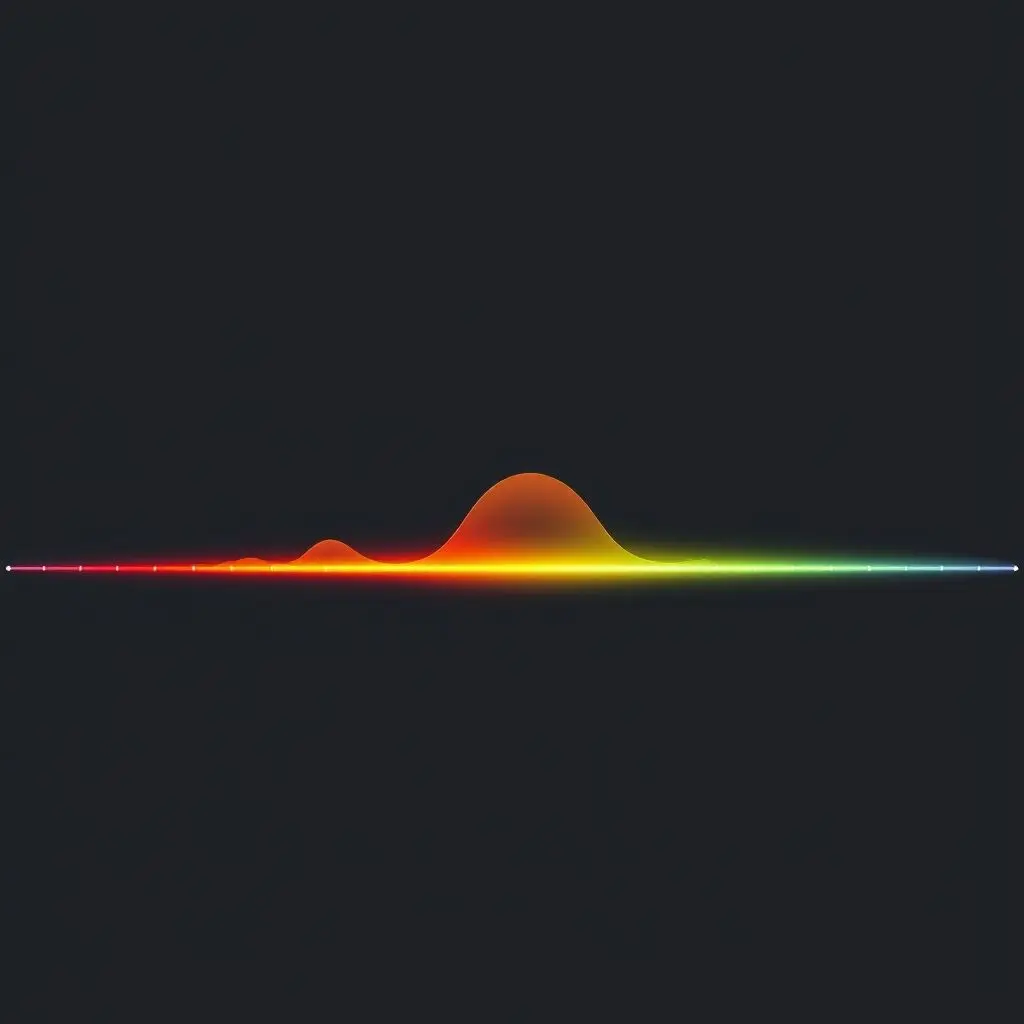Infrared portion highlighted on the electromagnetic spectrum chart