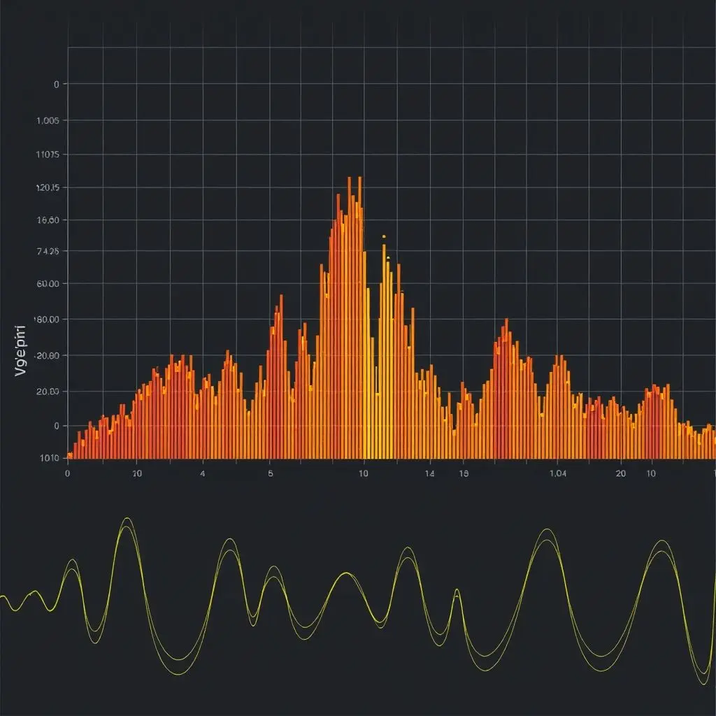 Spectral analysis visualization of a voiceprint showing unique frequency patterns.