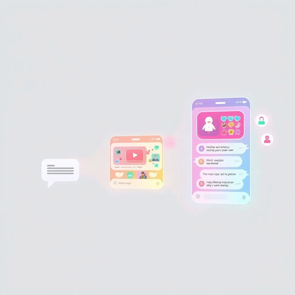 SMS text bubble evolving into a more feature-rich RCS chat interface